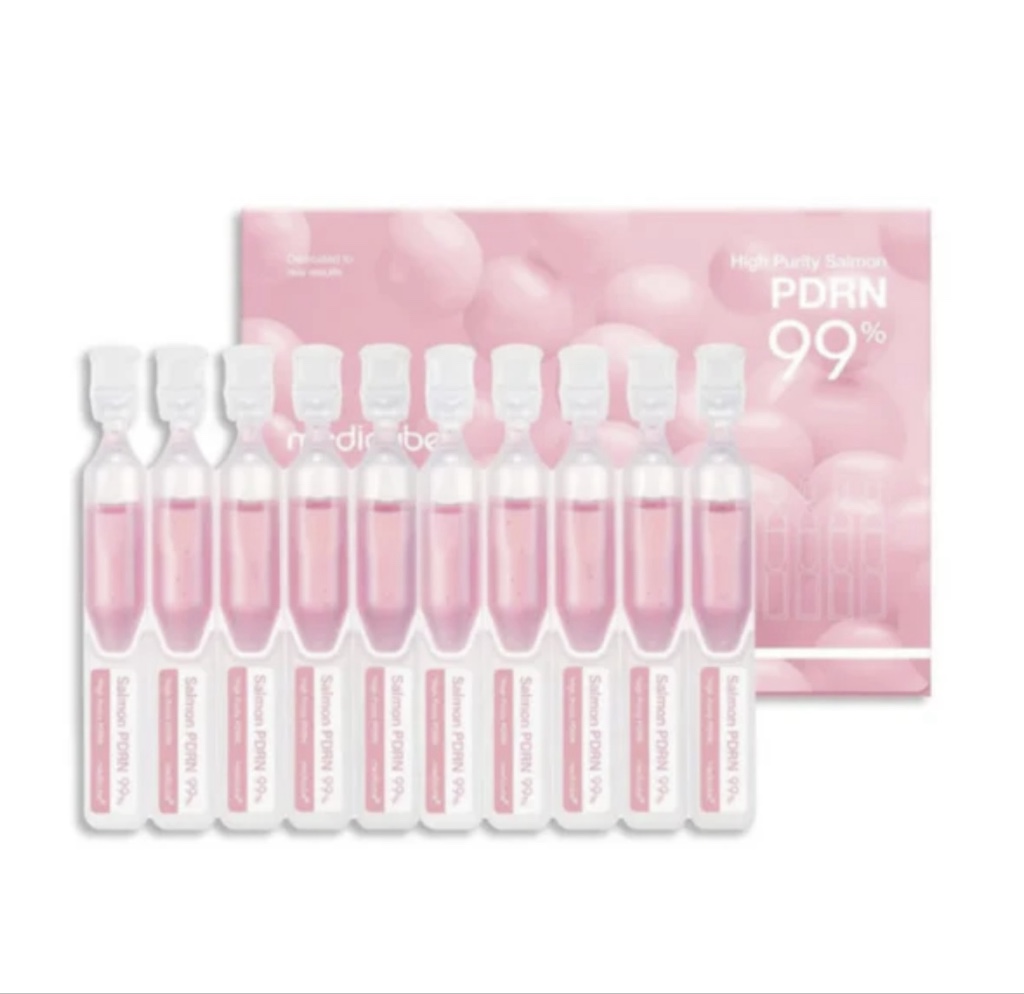 Medicube PDRN 99% ampollas rosadas