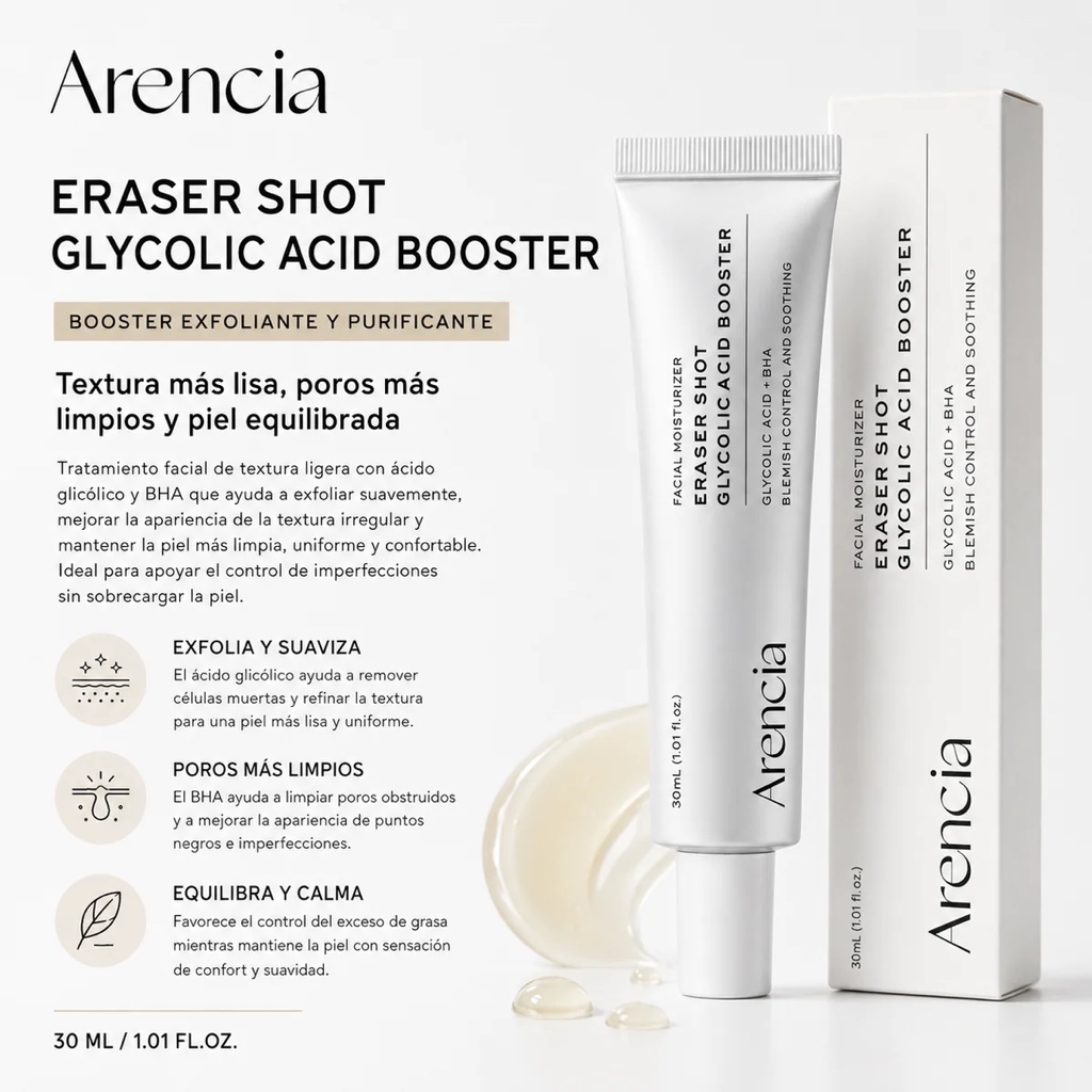 Arencia Eraser Shot Gel exfoliante