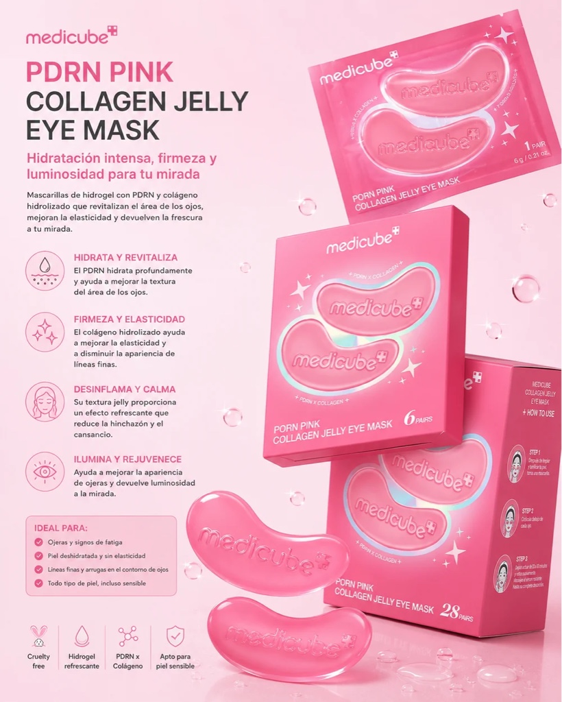 Medicube PDRN Pink Parches Para Ojos