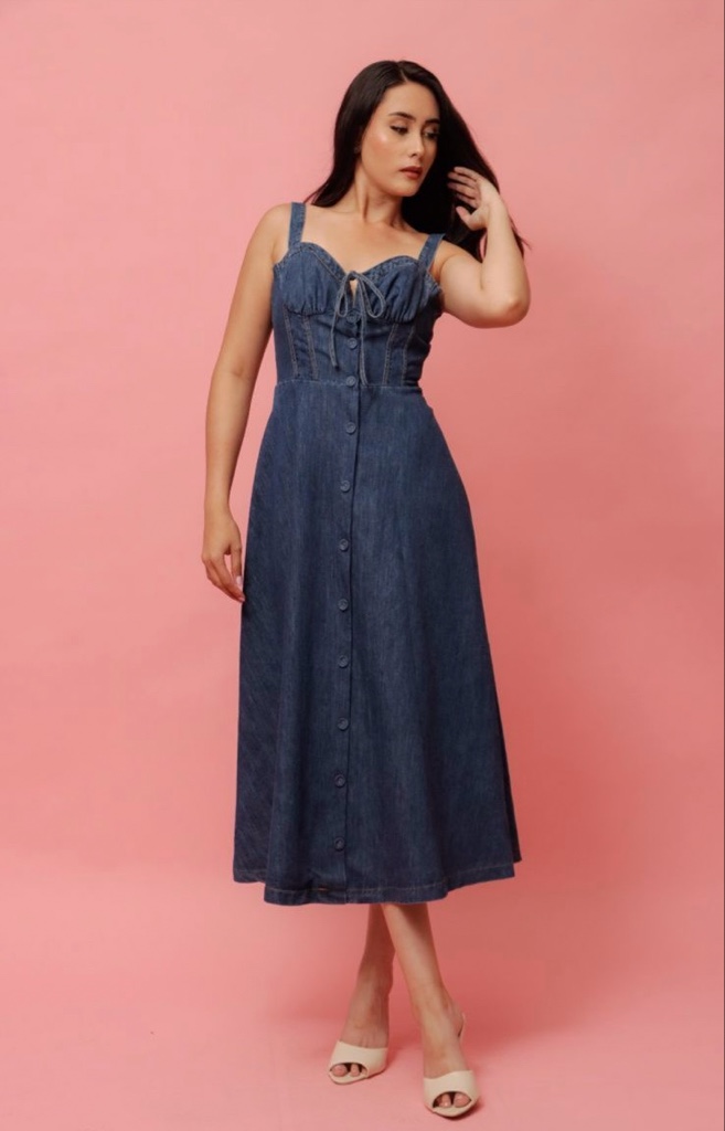 Vestido mezclilla azul