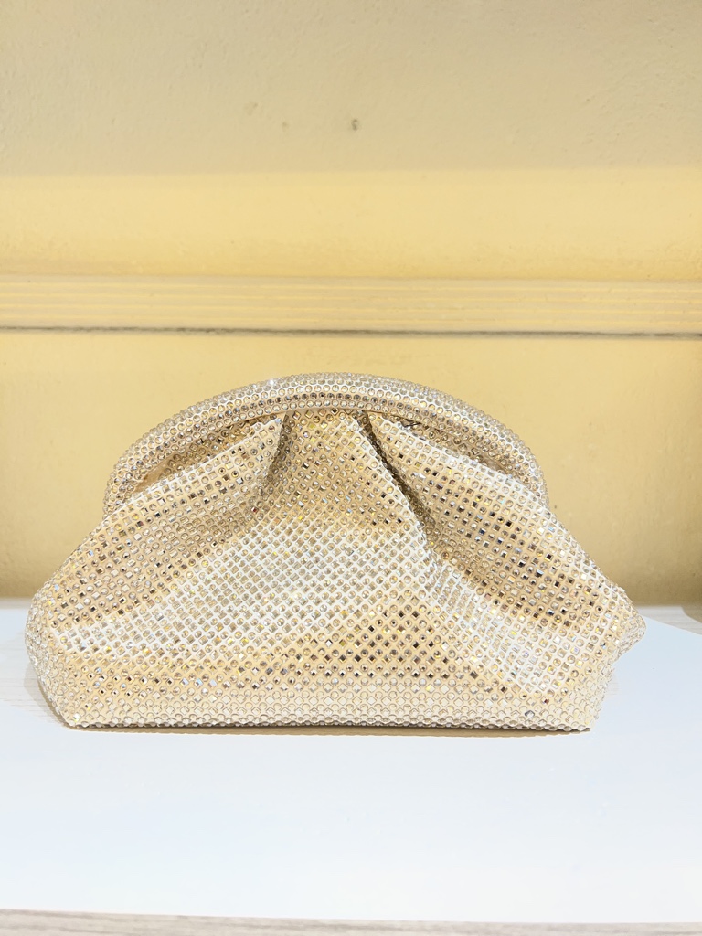 Cartera dorada brillo