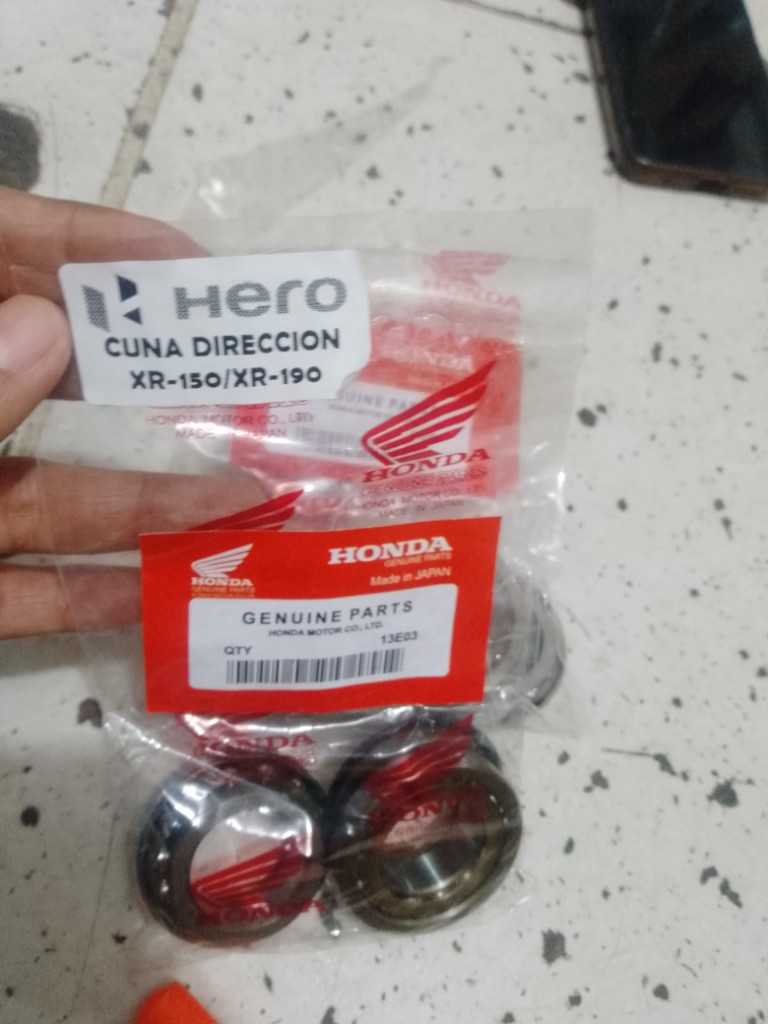 Hero cuna de direccion XR-150/XR-190
