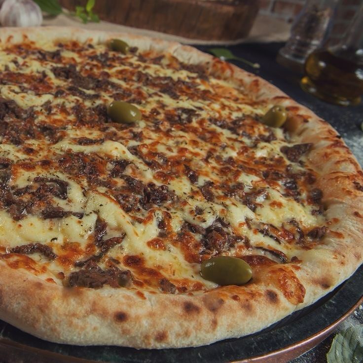 Pizza de carne de sol