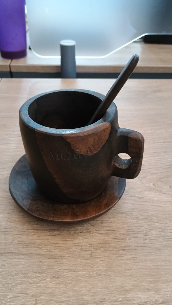 Juego de taza con cuchara
