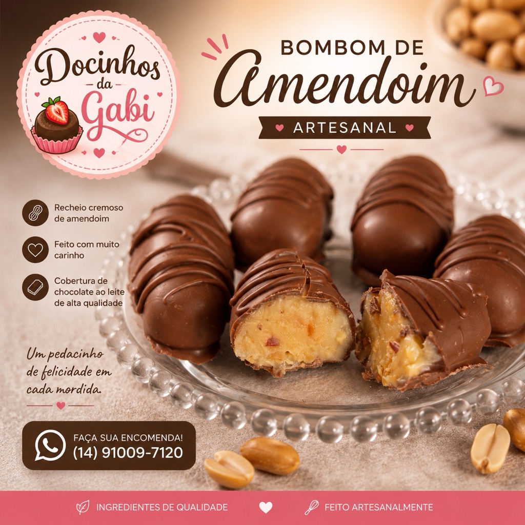 Bombom de Amendoim