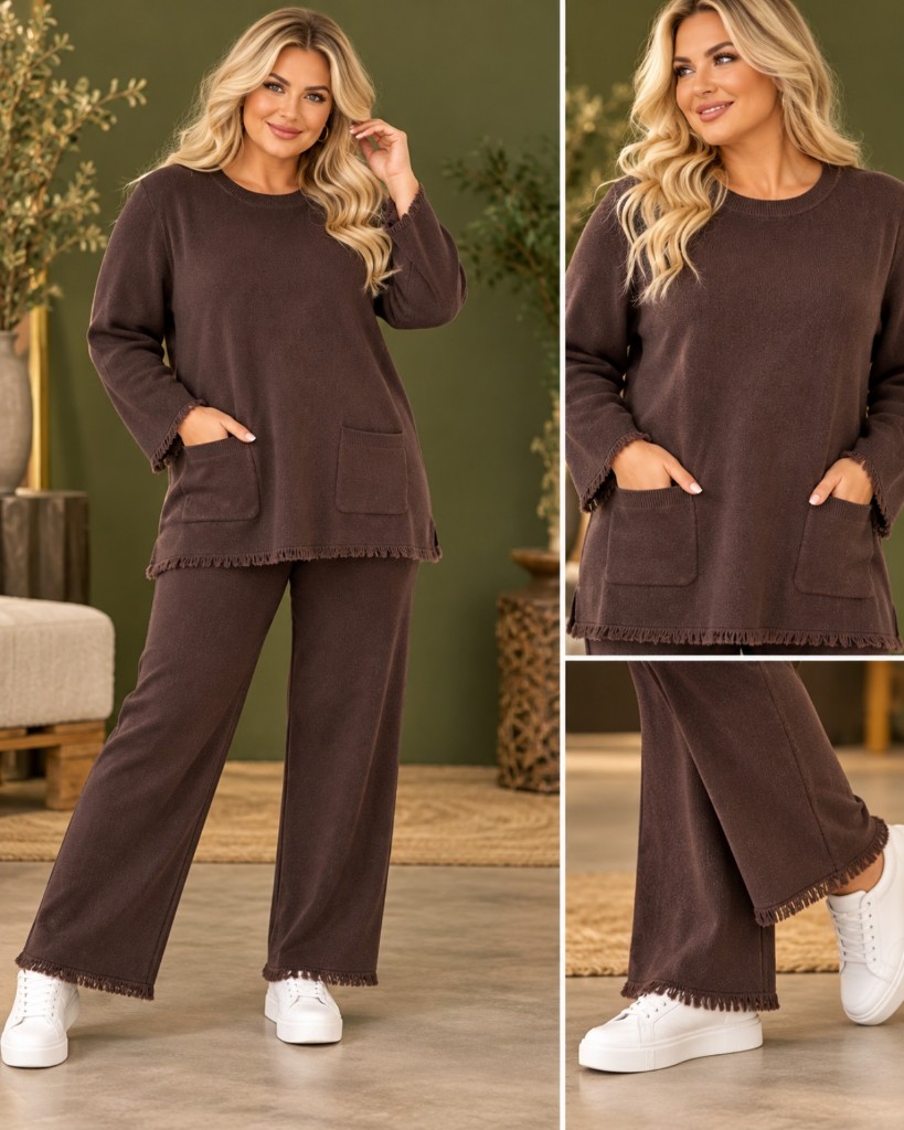 Brown lounge set