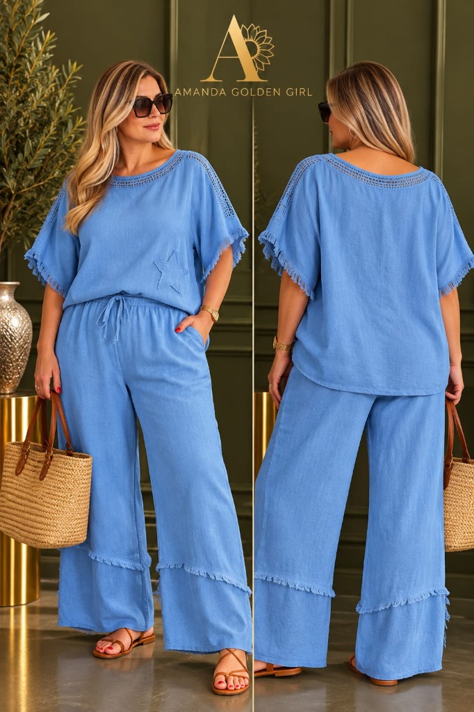 Amanda Golden Girl Blue Set