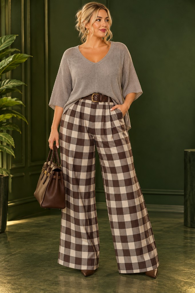 Pantalón cuadros