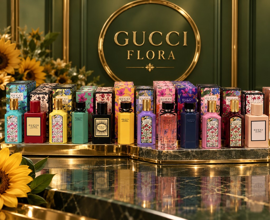 Gucci Flora mini perfume set