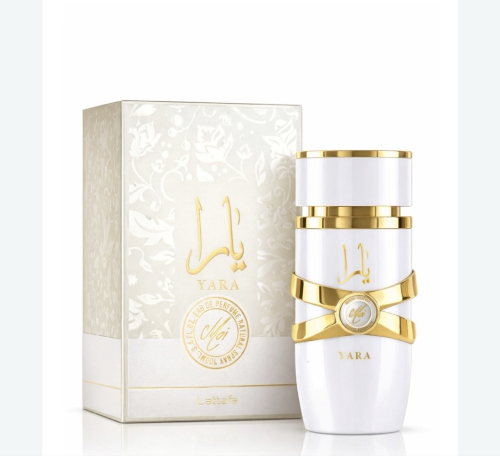 Lattafa Yara perfume blanco