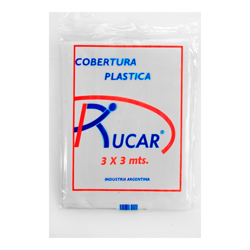 Cober plástico 3x3mts