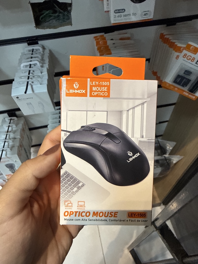 Mouse com fio Lehmox