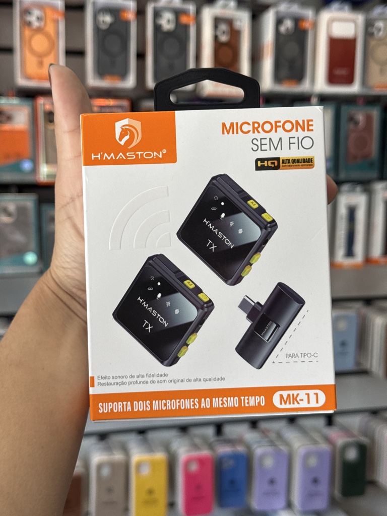 Microfone H’MASTON Sem fio