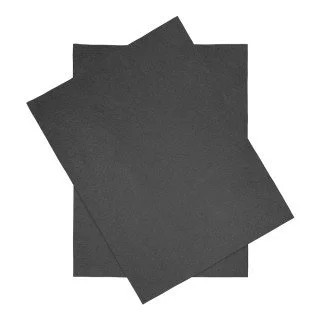 Hojas fieltro gris
