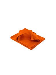 Hojas fieltro naranja