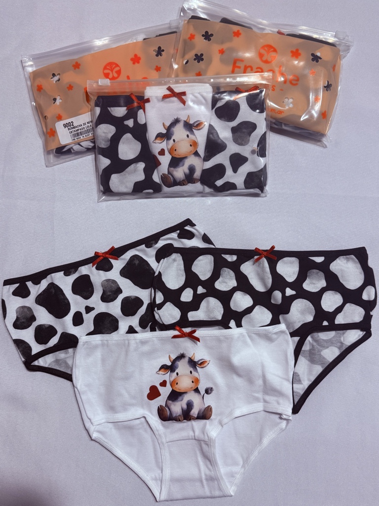 Pack x3 frashe vaquita