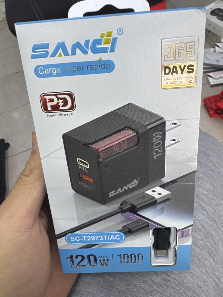 CARGADOR SANCI 120W