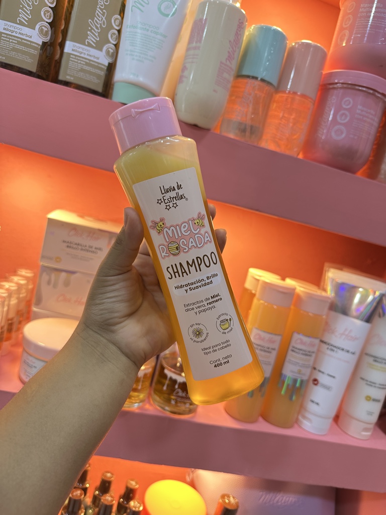 Lluvia de Estrellas Miel Rosada shampoo