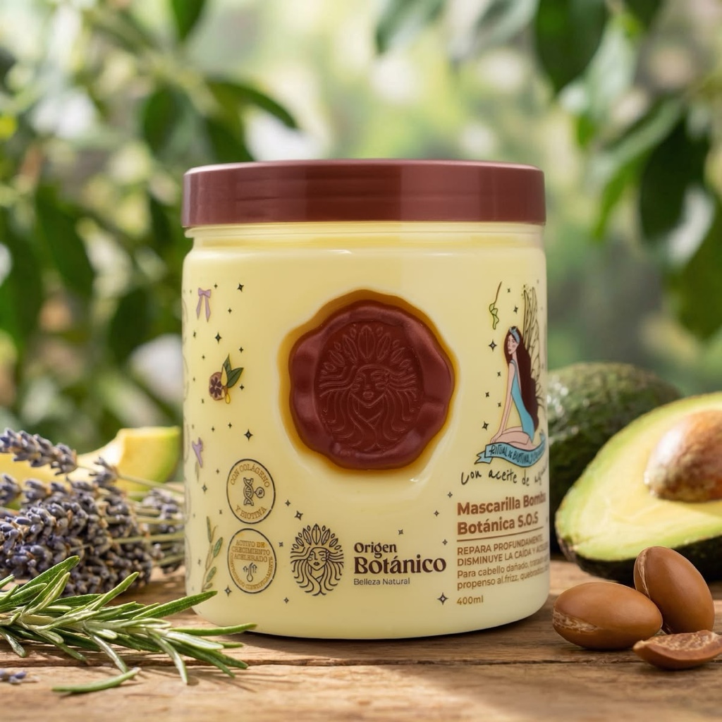 Origen Botanico Mascarilla Botanica SOS