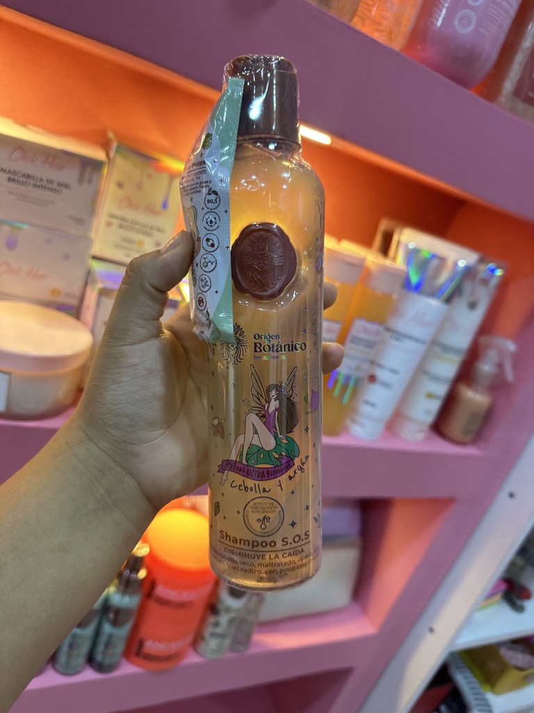 Origen Botanico Shampoo S.O.S Cebolla y Ajo
