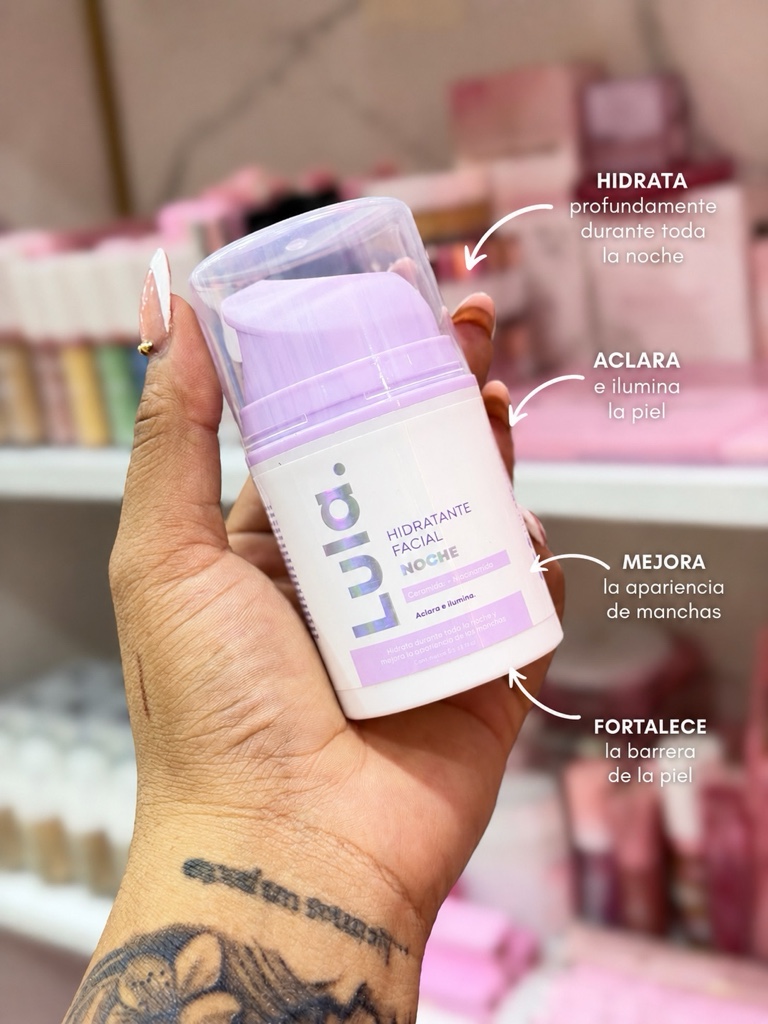 Lula hidratante facial noche y mañana
