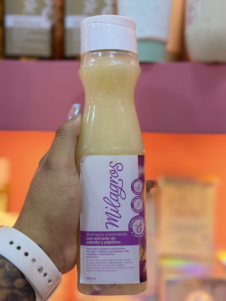 Milagros shampoo cebolla morada