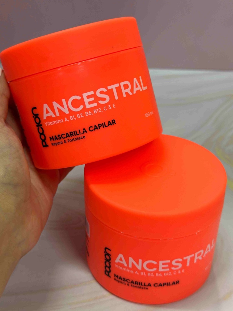 Ancestral mascarilla capilar posición