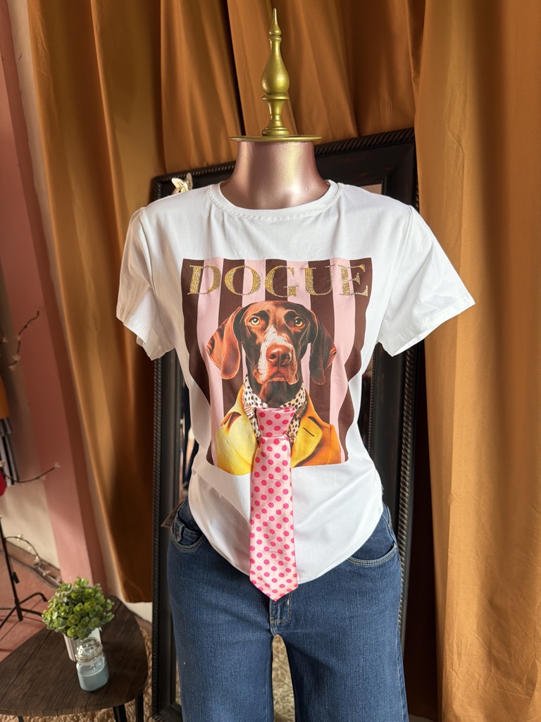 Camiseta blanca Dogue