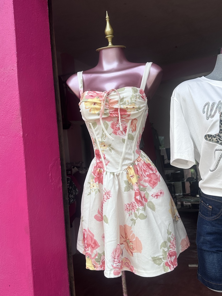 Vestido floral talla s