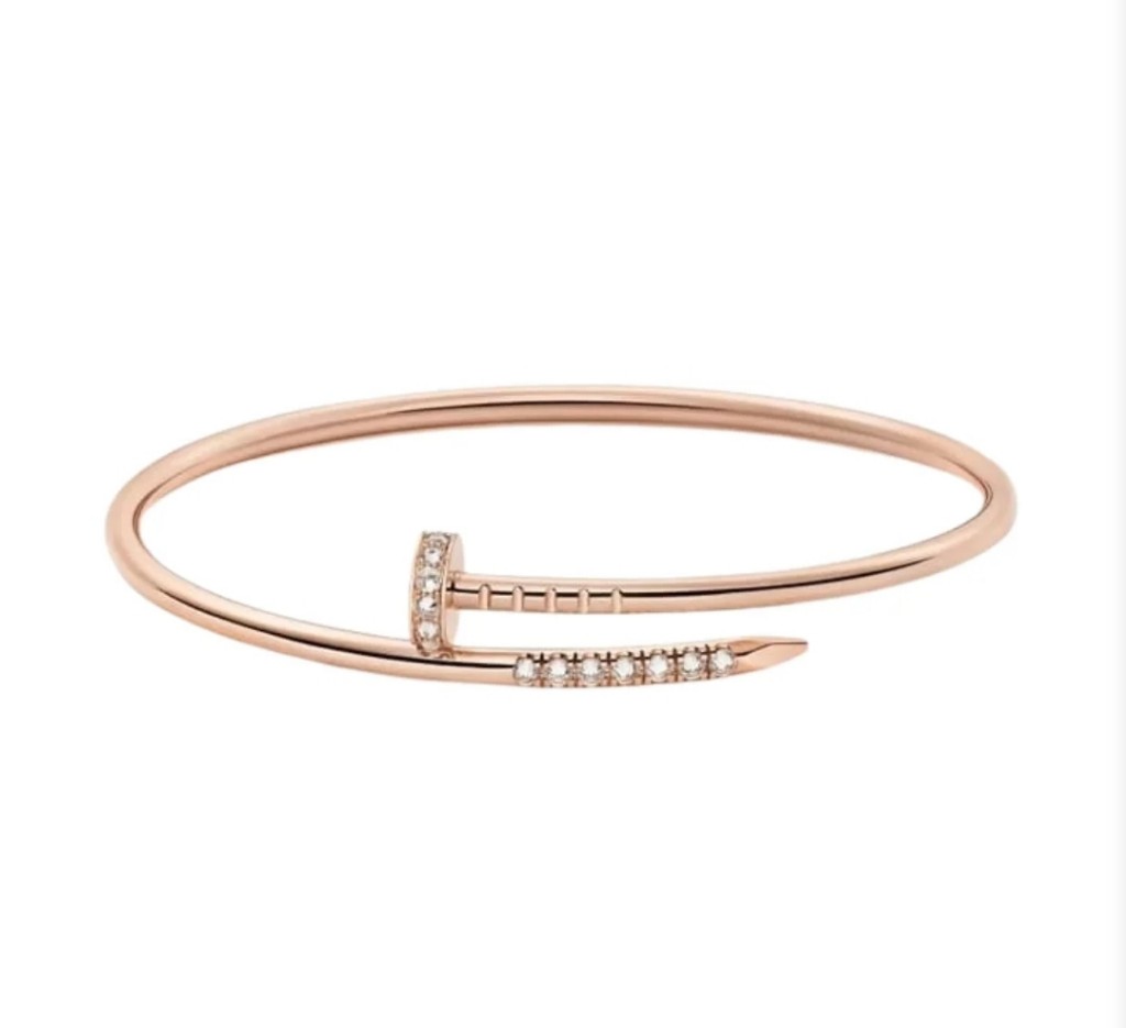 Cartier clavo rosa full set (titanio)