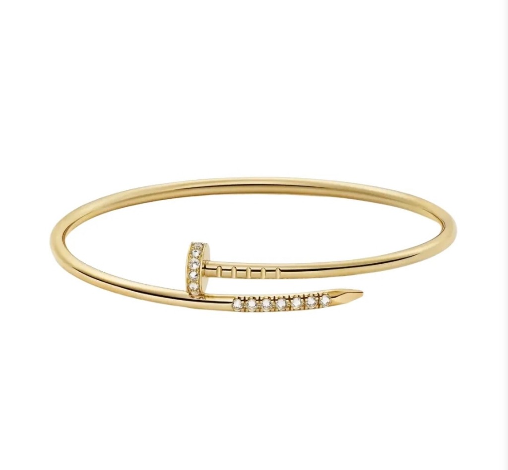 Cartier clavo full set (titanio+baño de oro)