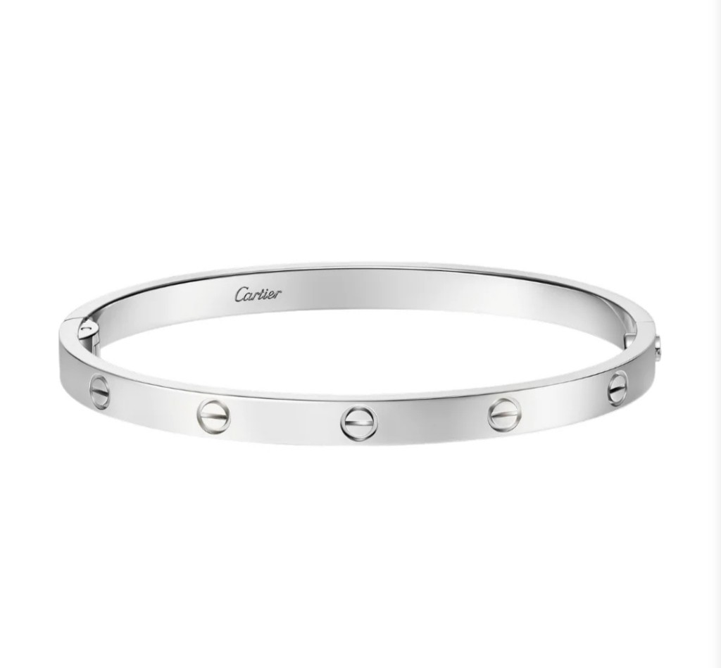 Cartier love full set silver (titanio)