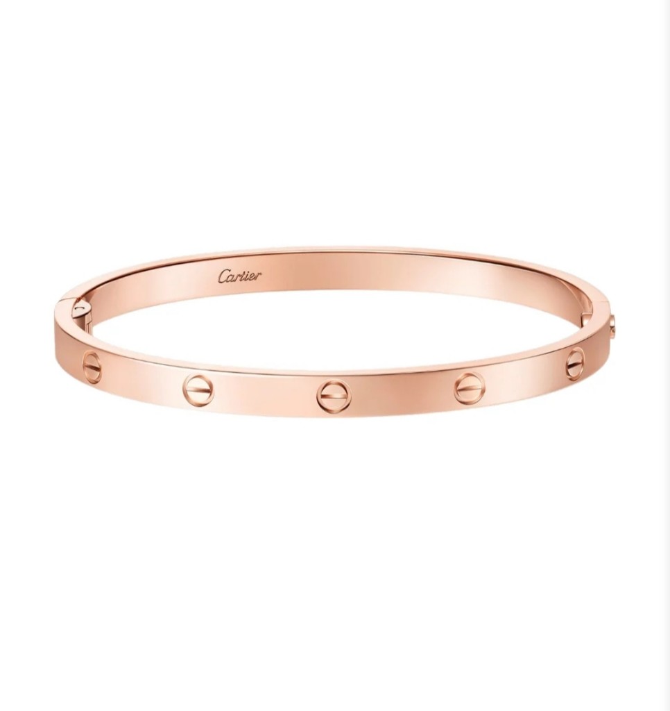 Cartier love full set rosé (titanio)