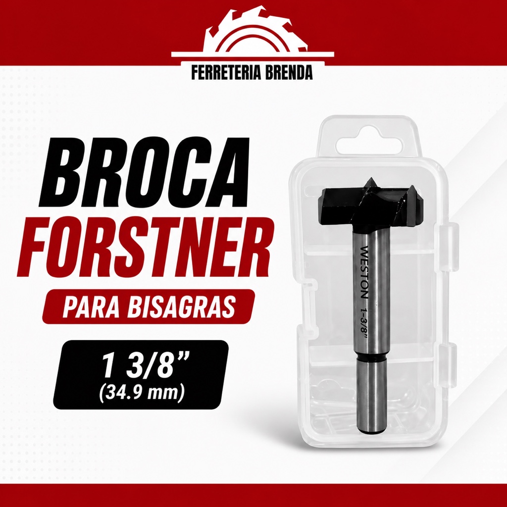 Broca Forstner 1 3/8" Weston