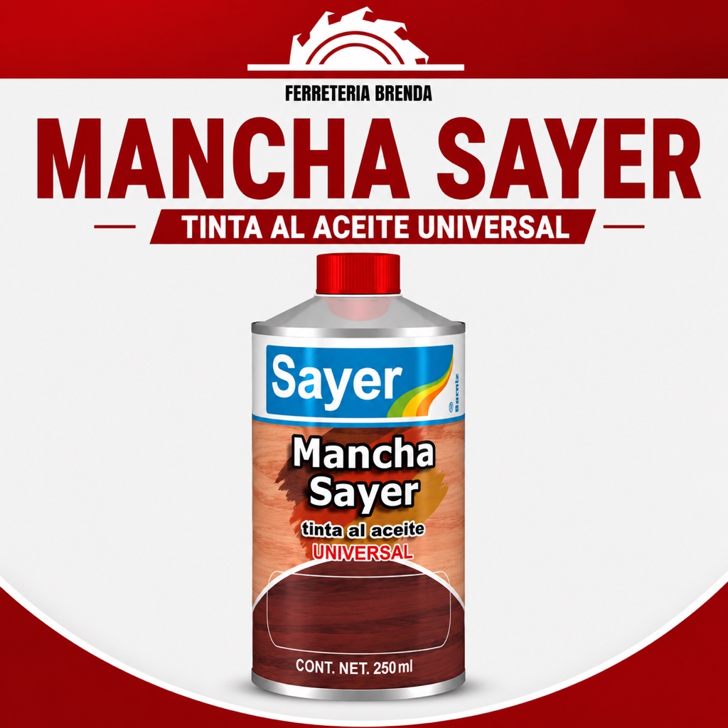 1/4 Tinta al aceite Sayer Lack (varios tonos)