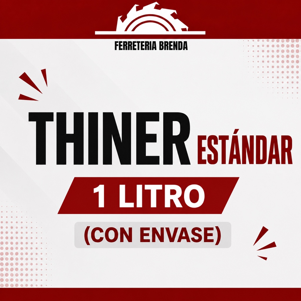 Thiner estándar 1 litro con envase