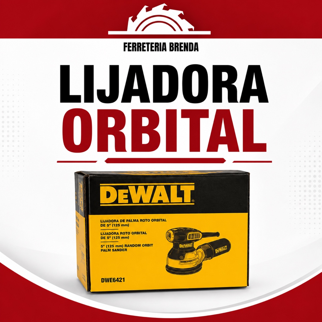 Lijadora orbital Dewalt 5”
