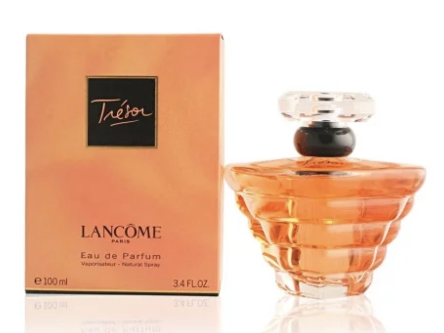 Lancome Tresor perfume naranja