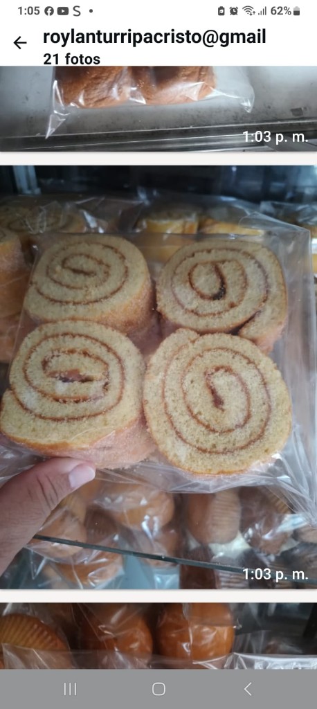 Arrollado de dulce leche
