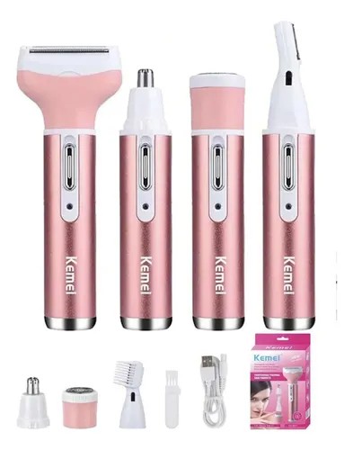 Kemei depiladora rosa 4 en 1
