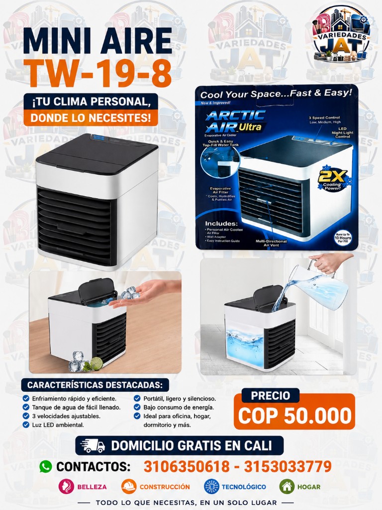 Mini aire Arctic Air Ultra blanco
