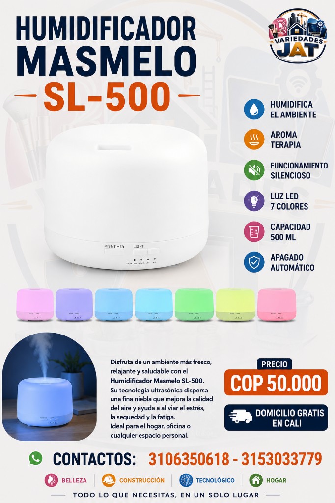 Humificador Masmelo SL-500 blanco