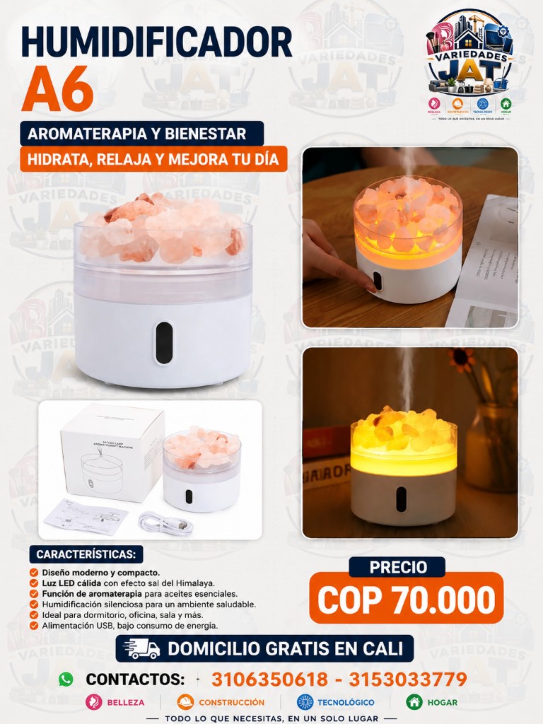 Humidificador A6 blanco