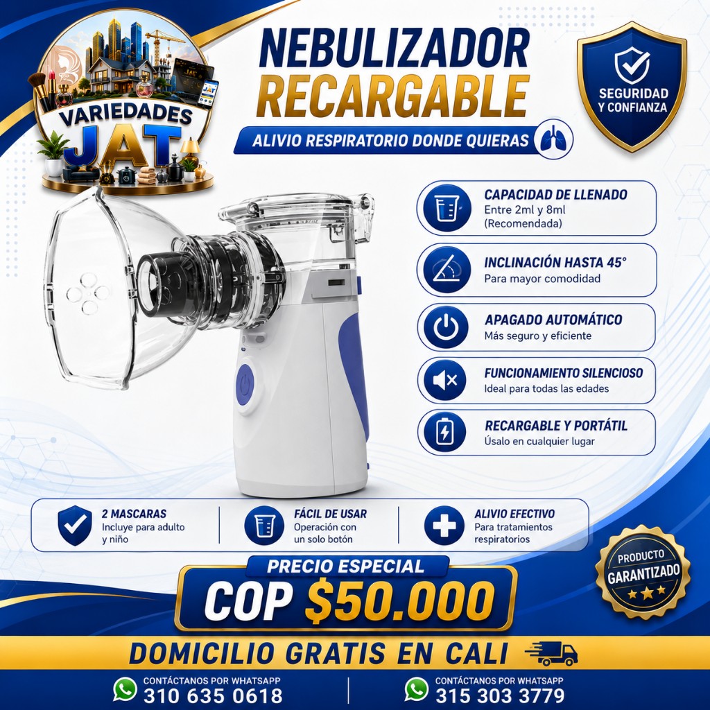 Nebulizador recargable