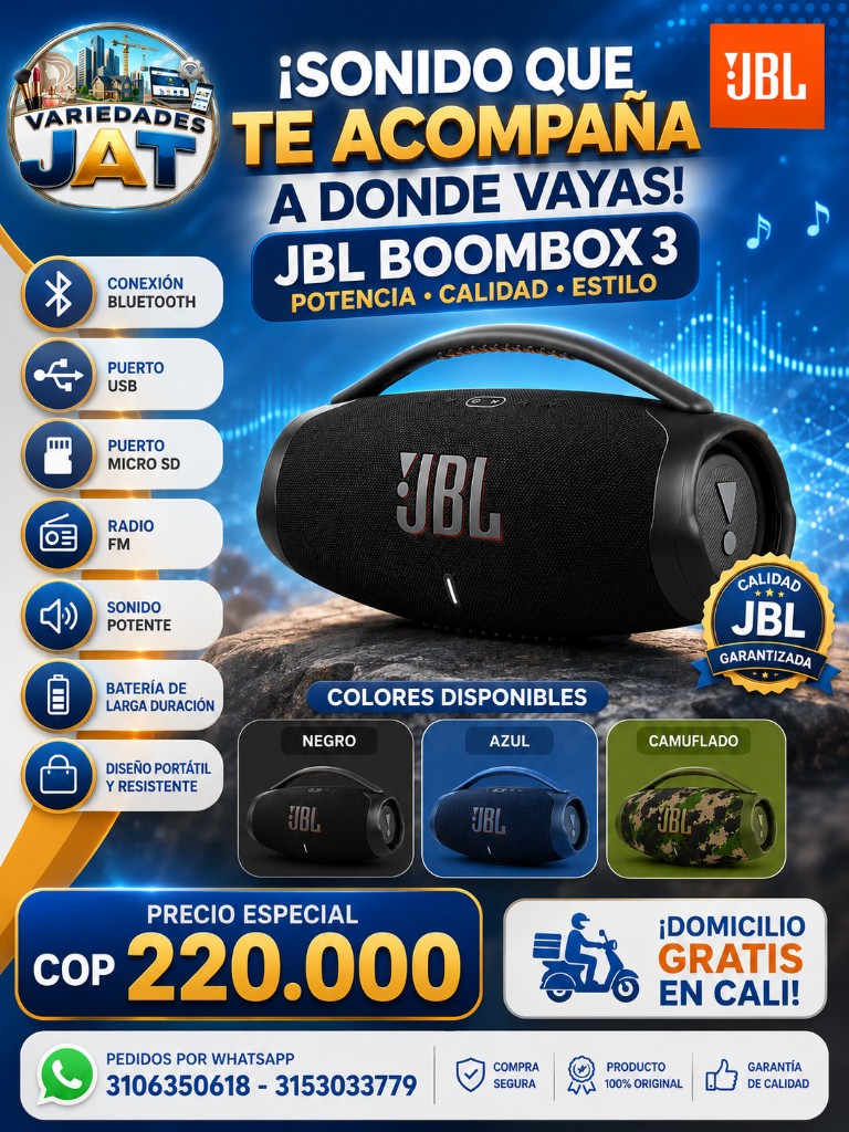JBL Boombox 3 negro