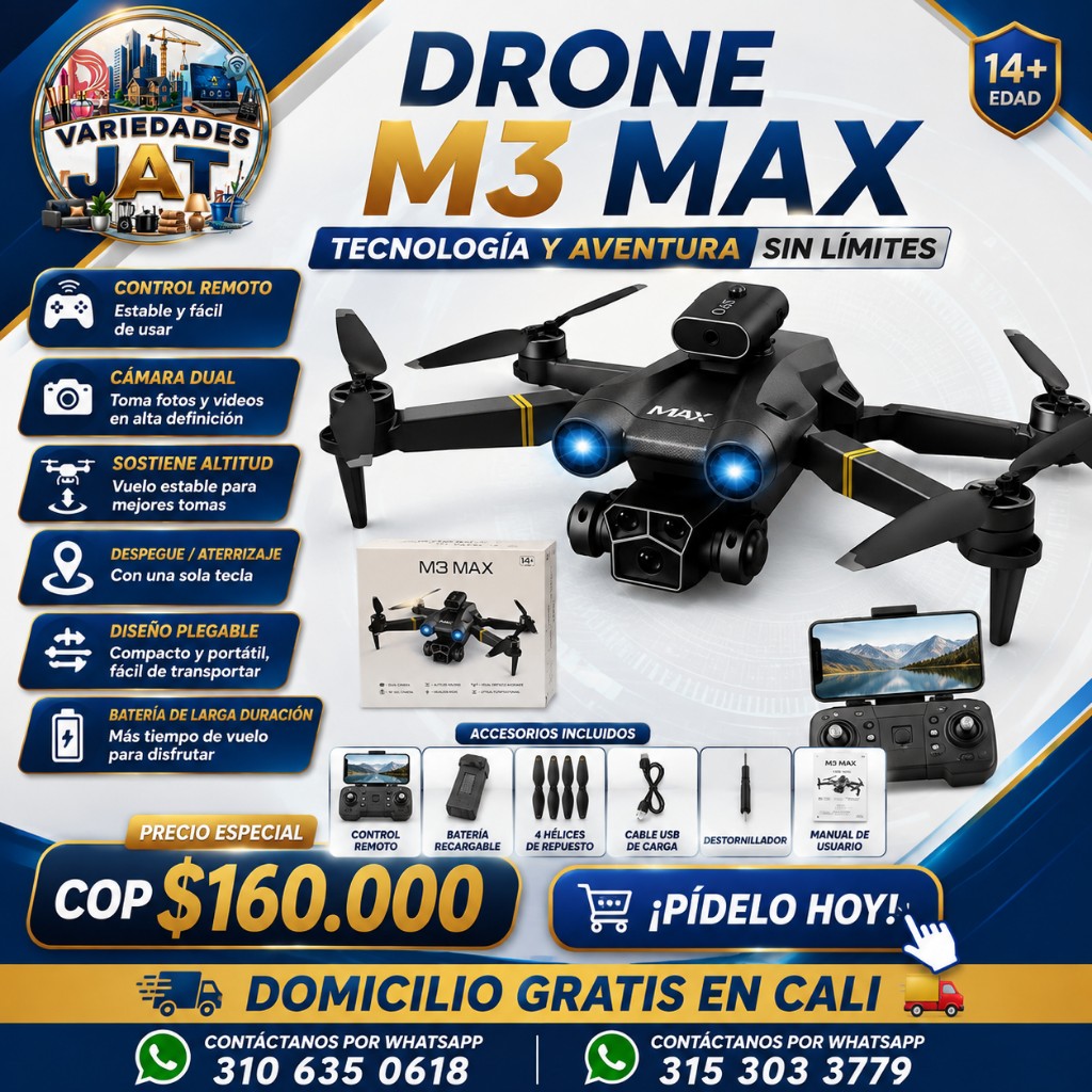 Drone M3 Max negro