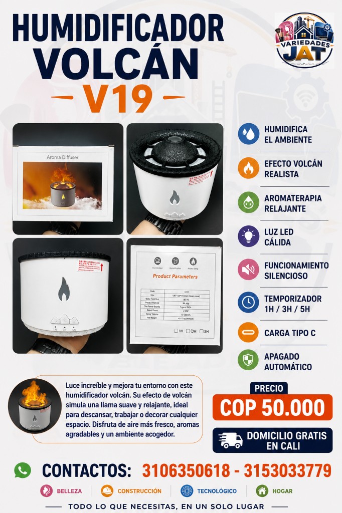 Humidificador volcan V19