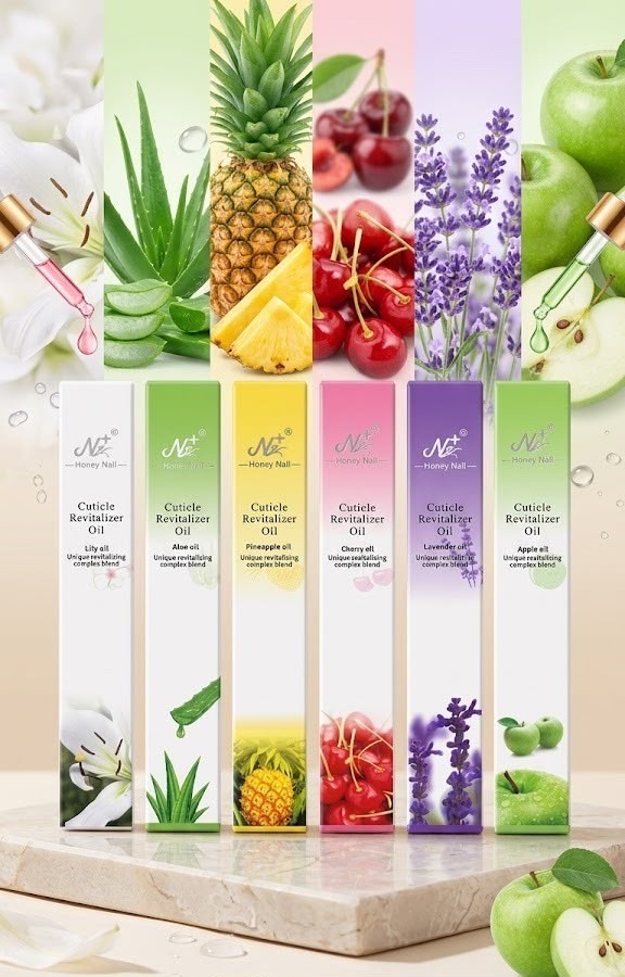 Aceite Revitalizador de Cutículas  Nutre y protege tus uñas en cualquier lugar con nuestros prácticos aceites para cutículas. Enriquecidos con vitamina E y aceites
