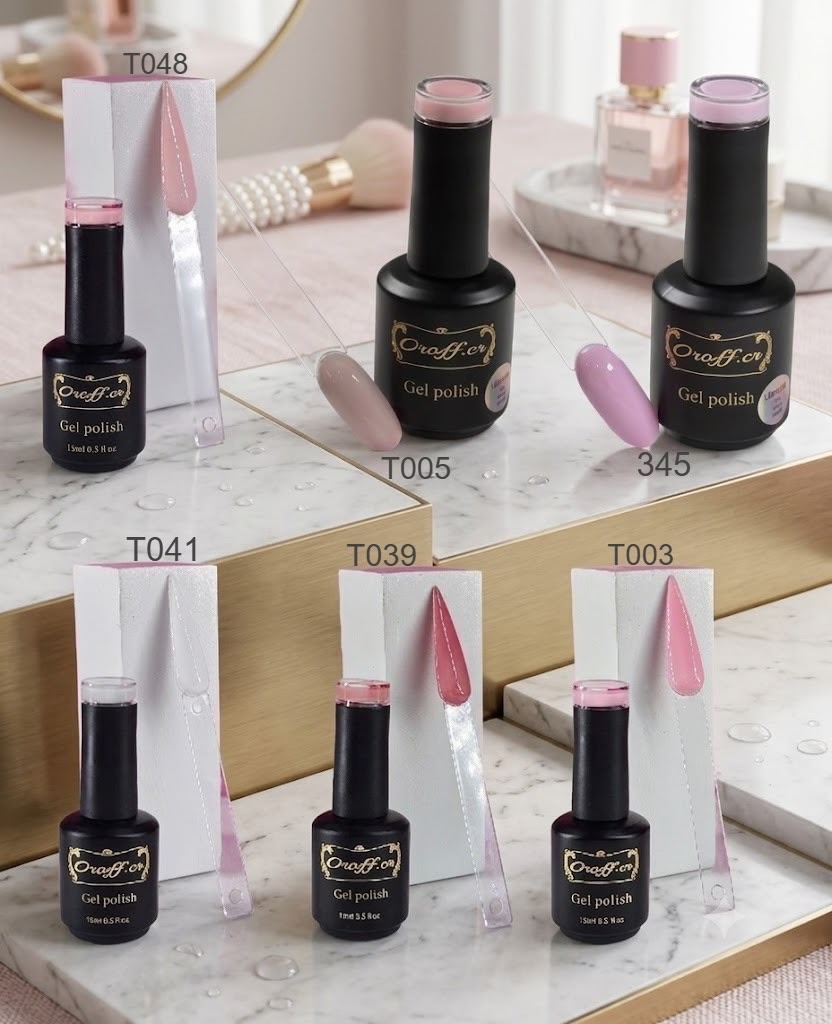 Esmalte de gel Oroff. cr , conocido por su alta pigmentación y variedad de colores. Libre de DMTA, HEMM y TPO.  ₡4.900🌸  si compras más de 5, te queda en ₡3.900🌸