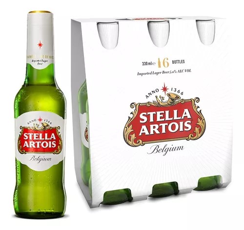STELLA ARTOIS BOTELLITAS PACK X6